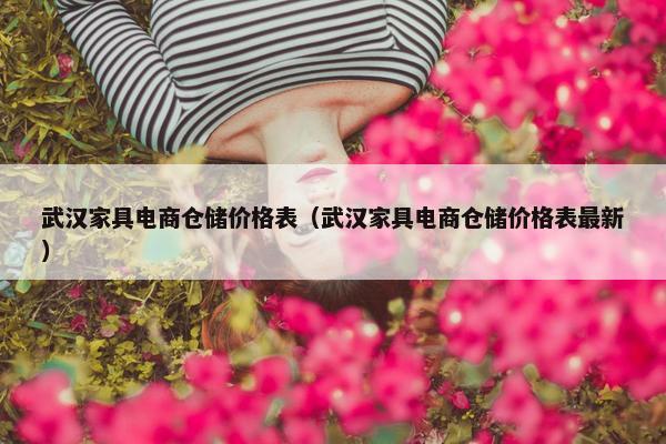 武汉家具电商仓储价格表（武汉家具电商仓储价格表最新）
