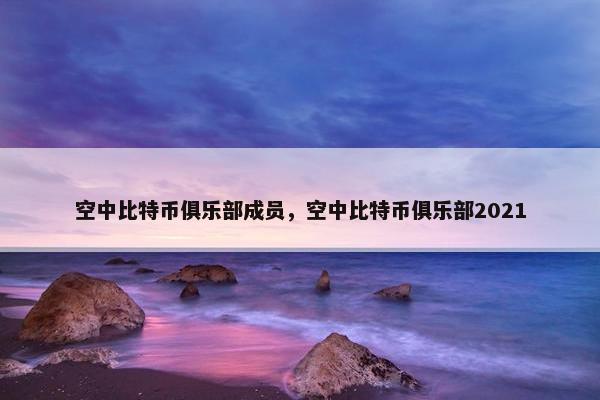 空中比特币俱乐部成员，空中比特币俱乐部2021
