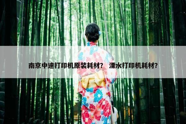 南京中速打印机原装耗材？ 溧水打印机耗材？