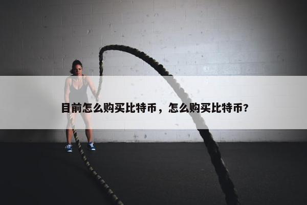 目前怎么购买比特币，怎么购买比特币?