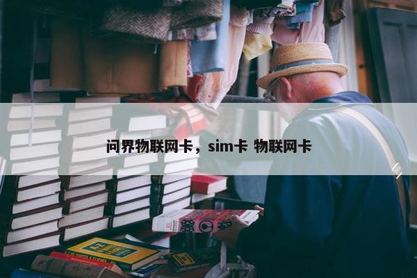 问界物联网卡，sim卡 物联网卡