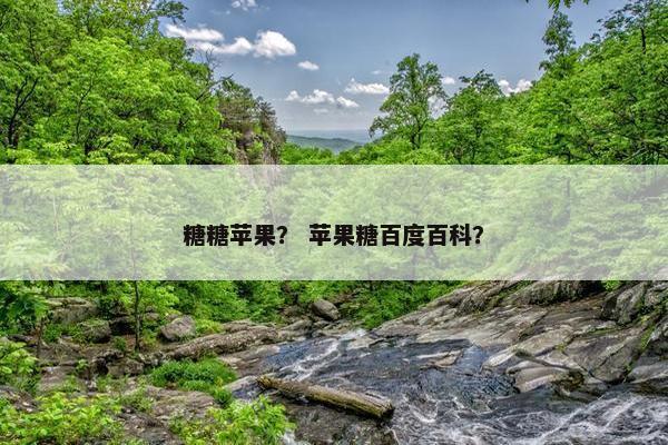 糖糖苹果？ 苹果糖百度百科？
