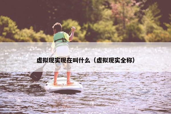 虚拟现实现在叫什么（虚拟现实全称）