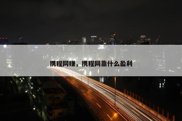 携程网赚，携程网靠什么盈利