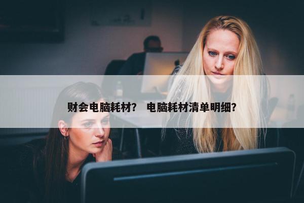 财会电脑耗材？ 电脑耗材清单明细？