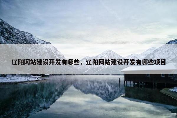 辽阳网站建设开发有哪些，辽阳网站建设开发有哪些项目