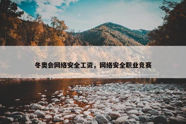 冬奥会网络安全工资，网络安全职业竞赛