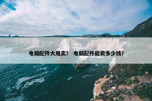 电脑配件大甩卖？ 电脑配件能卖多少钱？