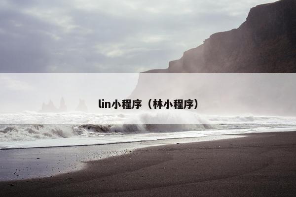 lin小程序（林小程序）