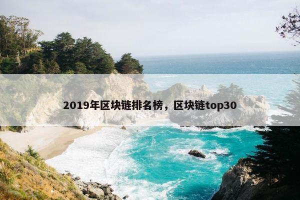 2019年区块链排名榜，区块链top30
