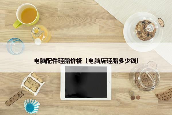 电脑配件硅脂价格（电脑店硅脂多少钱）