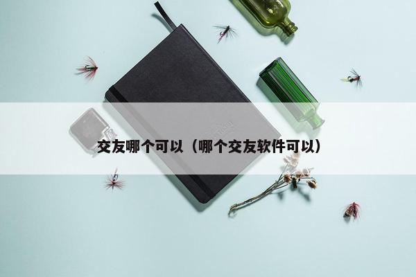 交友哪个可以（哪个交友软件可以）