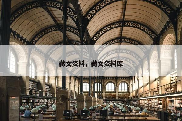 藏文资料，藏文资料库