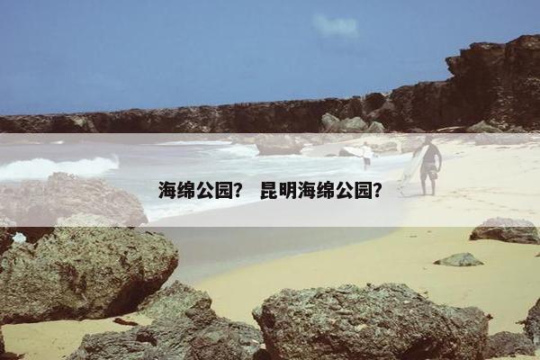 海绵公园？ 昆明海绵公园？