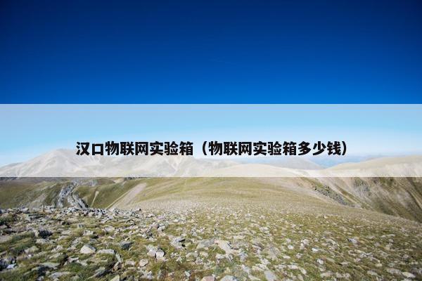 汉口物联网实验箱（物联网实验箱多少钱）