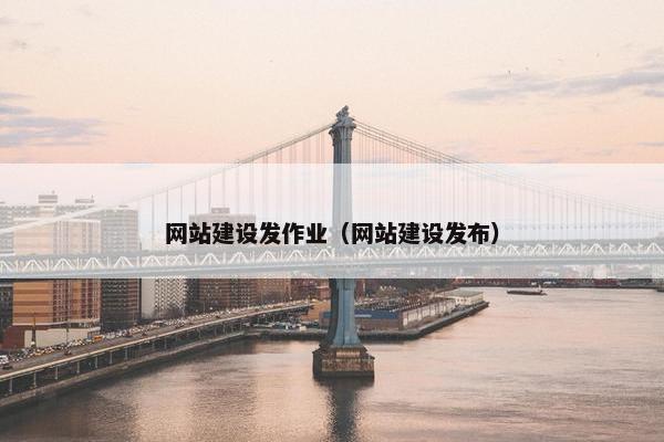 网站建设发作业（网站建设发布）