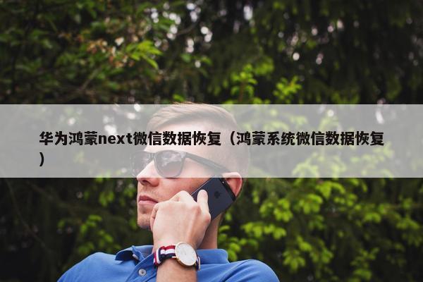 华为鸿蒙next微信数据恢复（鸿蒙系统微信数据恢复）