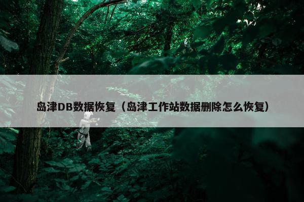 岛津DB数据恢复（岛津工作站数据删除怎么恢复）