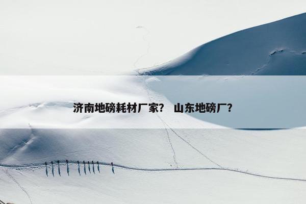 济南地磅耗材厂家？ 山东地磅厂？