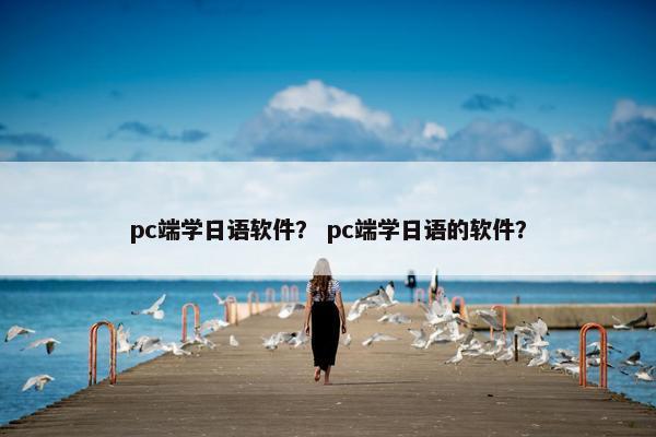 pc端学日语软件？ pc端学日语的软件？