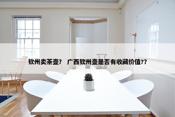 钦州卖茶壶？ 广西钦州壶是否有收藏价值?？