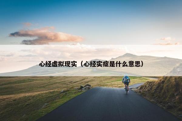 心经虚拟现实（心经实症是什么意思）