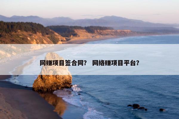 网赚项目签合同？ 网络赚项目平台？
