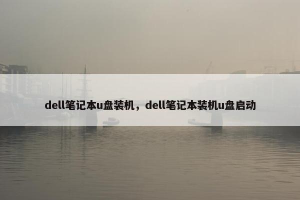 dell笔记本u盘装机，dell笔记本装机u盘启动