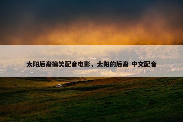 太阳后裔搞笑配音电影，太阳的后裔 中文配音