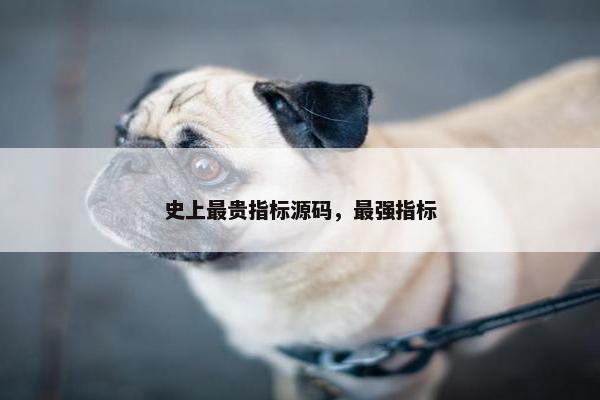 史上最贵指标源码，最强指标