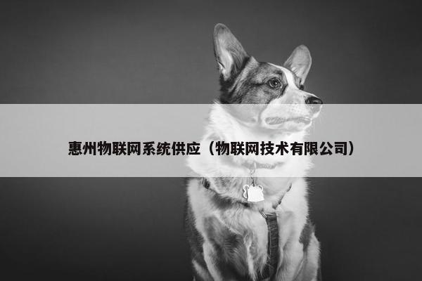 惠州物联网系统供应（物联网技术有限公司）
