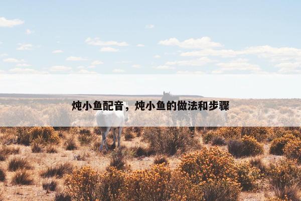 炖小鱼配音，炖小鱼的做法和步骤