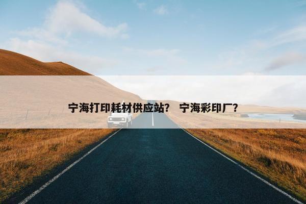 宁海打印耗材供应站？ 宁海彩印厂？