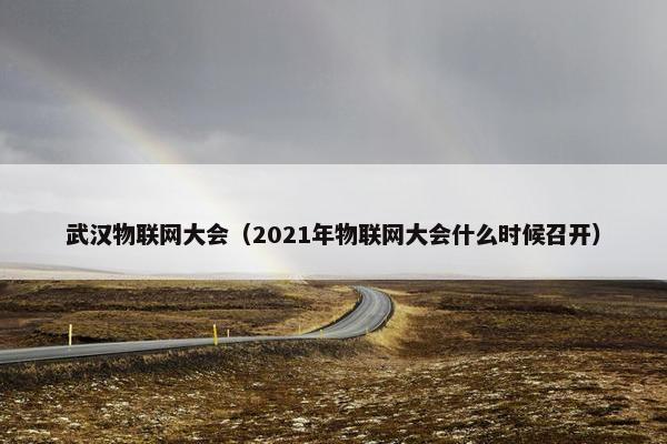 武汉物联网大会（2021年物联网大会什么时候召开）