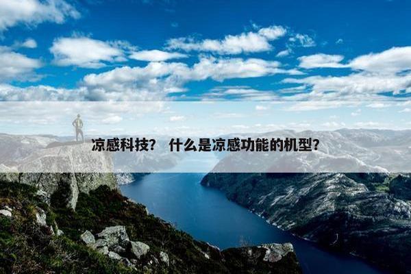 凉感科技？ 什么是凉感功能的机型？