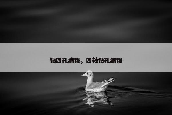 钻四孔编程，四轴钻孔编程