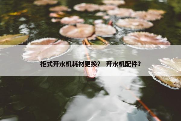 柜式开水机耗材更换？ 开水机配件？