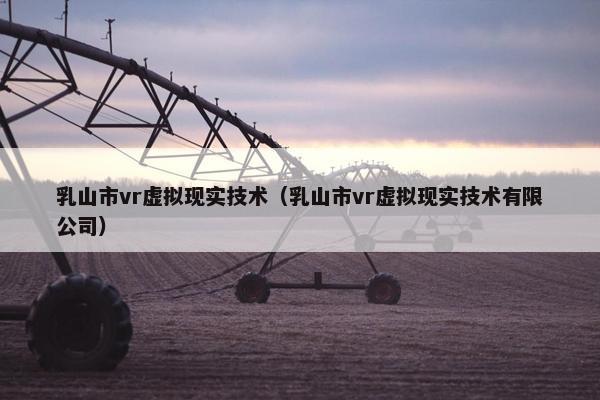 乳山市vr虚拟现实技术（乳山市vr虚拟现实技术有限公司）
