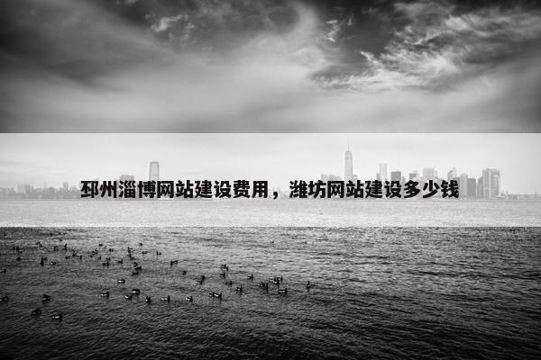邳州淄博网站建设费用，潍坊网站建设多少钱