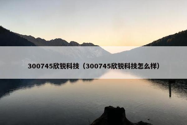 300745欣锐科技（300745欣锐科技怎么样）