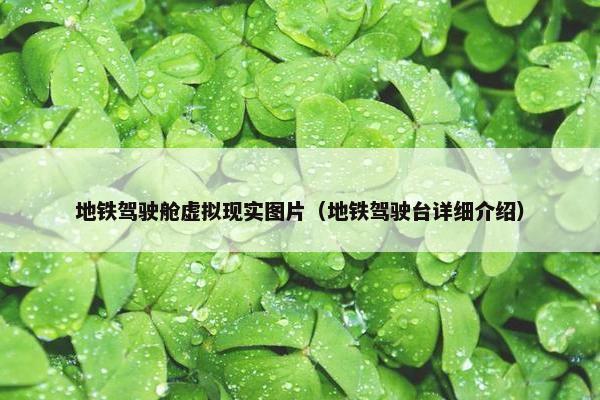 地铁驾驶舱虚拟现实图片（地铁驾驶台详细介绍）