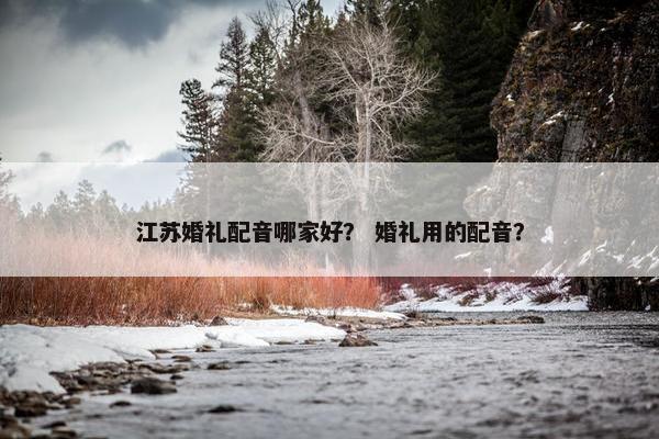 江苏婚礼配音哪家好？ 婚礼用的配音？